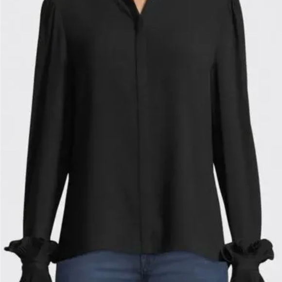 NWT Co Collection PLEATED CUFF SHIRT BLACK
L. - Picture 9 of 11